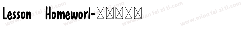Lesson 7 Homeworl字体转换